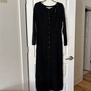 Abercrombie Button Down Merino Wool Sweater Dress